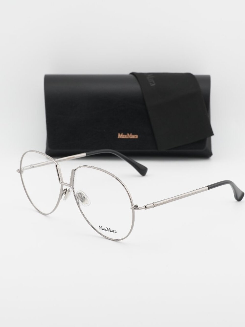 Max Mara MM5119 014 Round Eyeglasses - Silver 57mm
